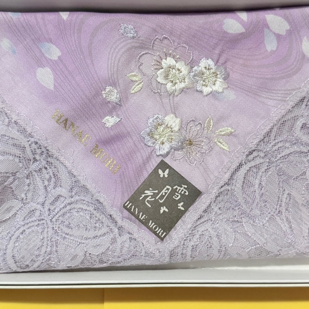Lavender Floral Scarf